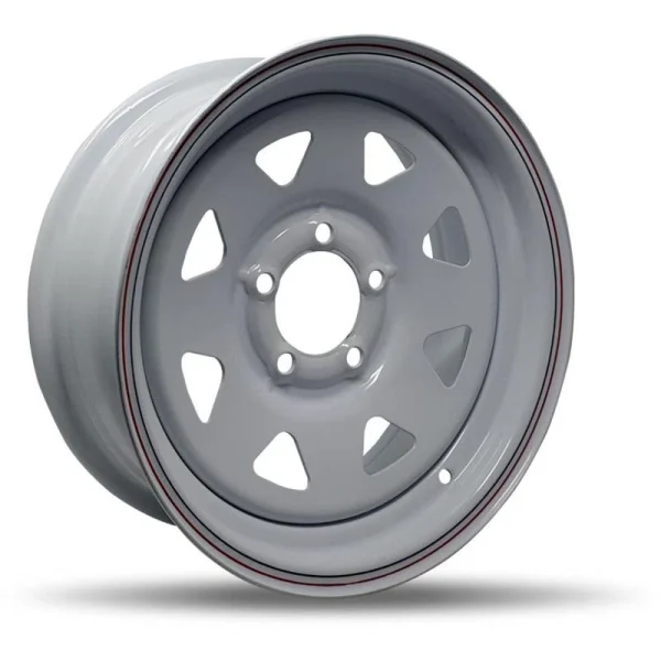 DTD – Steel – White – 13″x4.5″ 0mm – All weather Wheels – 9700900