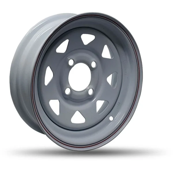 DTD – Trailer – White – 12″x4″ -3.2mm – All weather Wheels – T12440