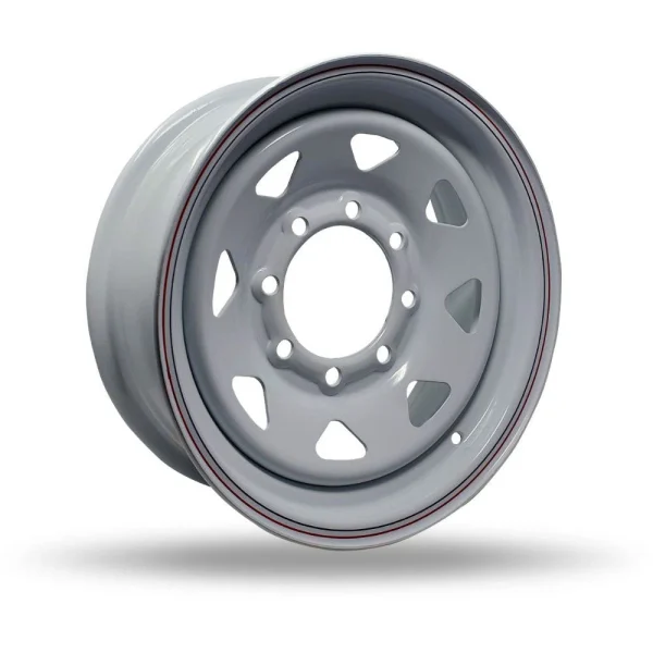 DTD – Trailer – White – 16″x6″ 0mm – All weather Wheels – T16865