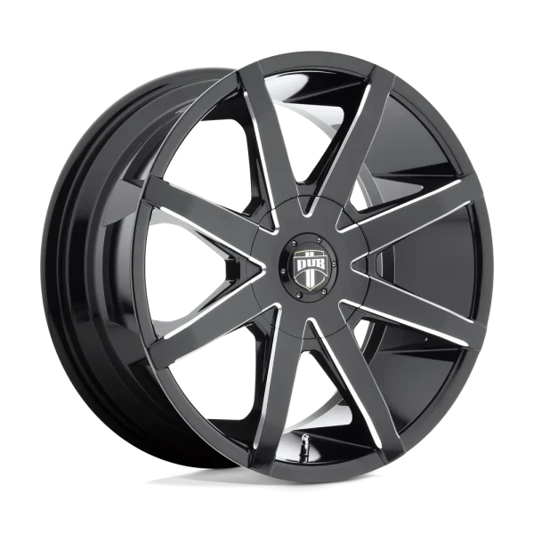 DUB – S109 PUSH – Black – 20″x8.5″ 10mm – Summer Wheels – S109208506+10
