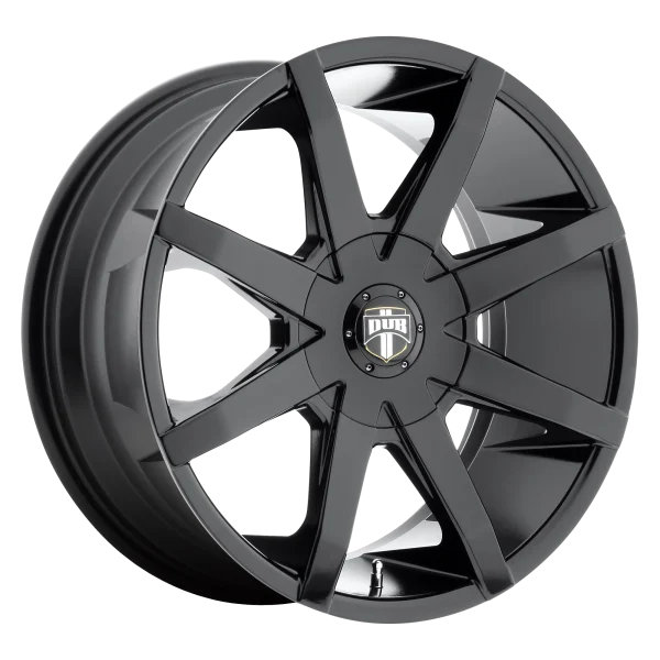 DUB – S110 PUSH – Black – 24″x9.5″ 33mm – All weather Wheels – S110249552+33