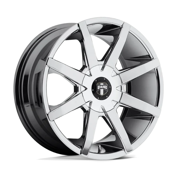 DUB – S111 PUSH – Polished – 24″x9.5″ 25mm – Summer Wheels – S111249597+25