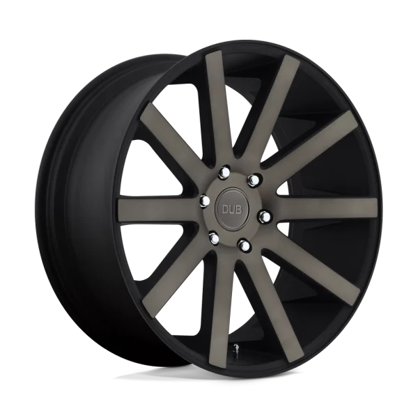 DUB – S121 SHOT CALLA – Black – 22″x10.5″ 35mm – Summer Wheels – S121220575+35