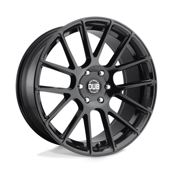DUB – S205 LUXE – Black – 24″x9.5″ 30mm – All weather Wheels – S205249577+30