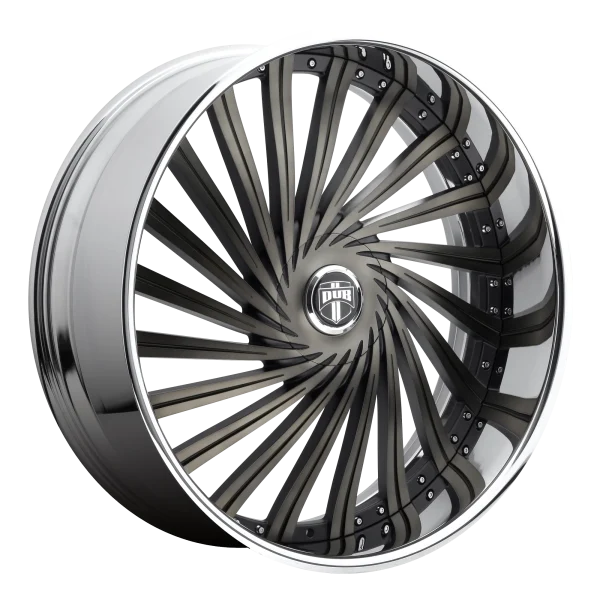 DUB – S241 DAZED – Gunmetal – 24″x10″ 5mm – All weather Wheels – S241240008+05