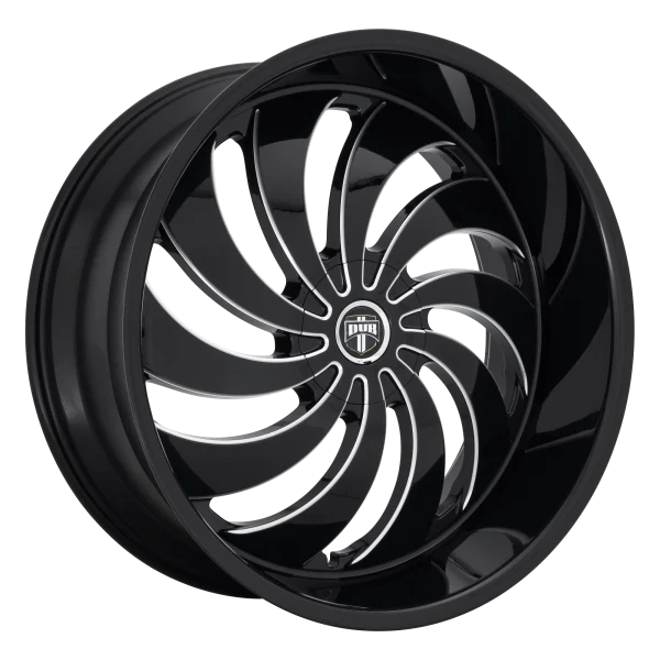 DUB – S242 COJONES – Black – 24″x9″ 15mm – Summer Wheels – S242249022+15
