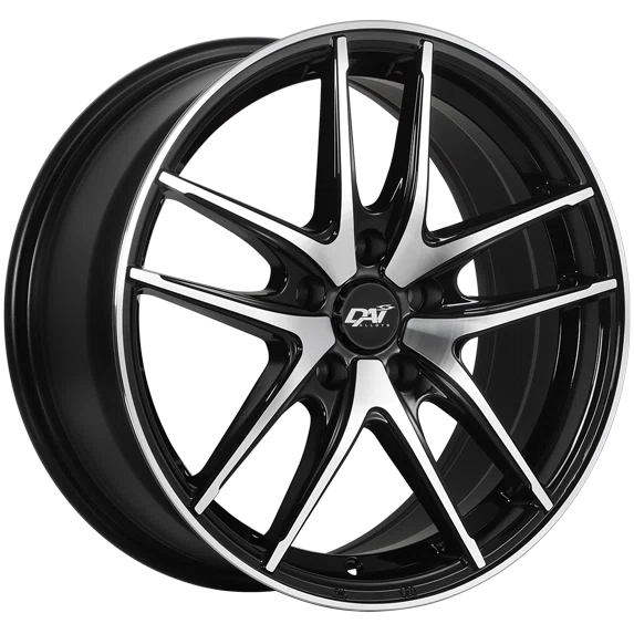 Dai Alloys – Apex – Black – 15″x6.5″ 40mm – Summer Wheels – DW10015011