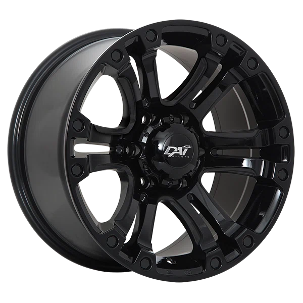 Dai Alloys – CRUSHER – Black – 18″x9″ 20mm – All weather Wheels – DW9518004