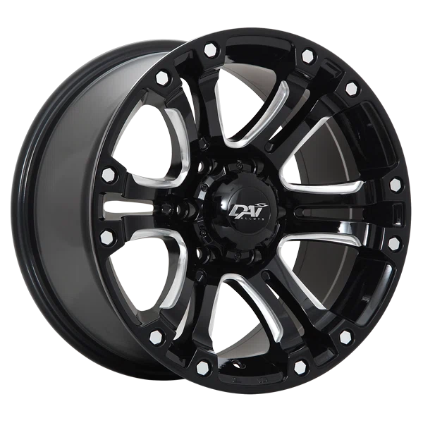 Dai Alloys – Crusher – Black – 18″x9″ 20mm – Summer Wheels – DW9518001