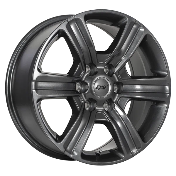 Dai Alloys – Force 6 – Gunmetal – 18″x8″ 40mm – All weather Wheels – DW7418022