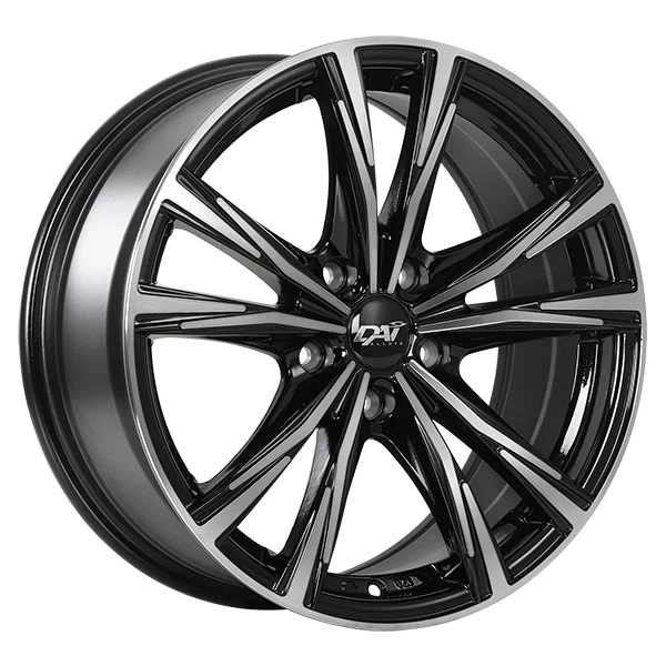 Dai Alloys – Oracle – Black – 18″x8″ 42mm – Summer Wheels – DW8018001