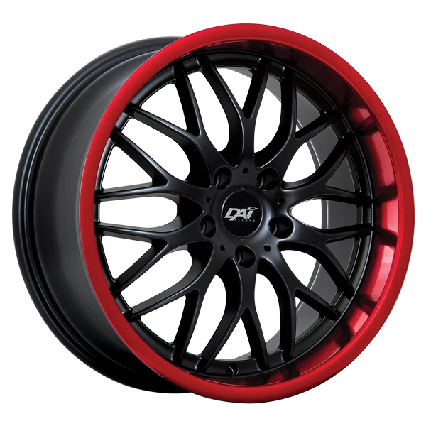 Dai Alloys – Passion – Black – 17″x7.5″ 45mm – Summer Wheels – DW4617005