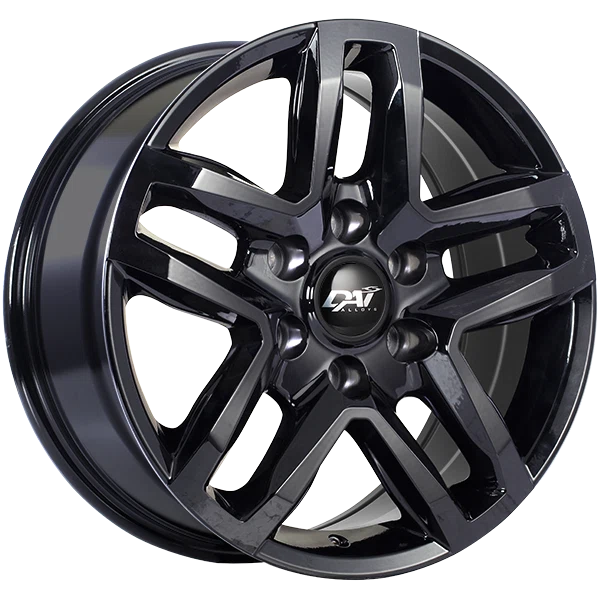 Dai Alloys – Peak – Black – 17″x8″ 35mm – All weather Wheels – DW11917006