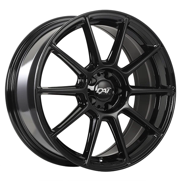 Dai Alloys – Pilot – Black – 17″x7.5″ 45mm – All weather Wheels – DW10917002