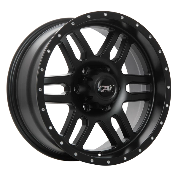 Dai Alloys – Storm – Black – 17″x8″ 10mm – All weather Wheels – DW6817003