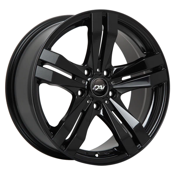 Dai Alloys – Target – Black – 15″x6.5″ 38mm – All weather Wheels – DW3415002