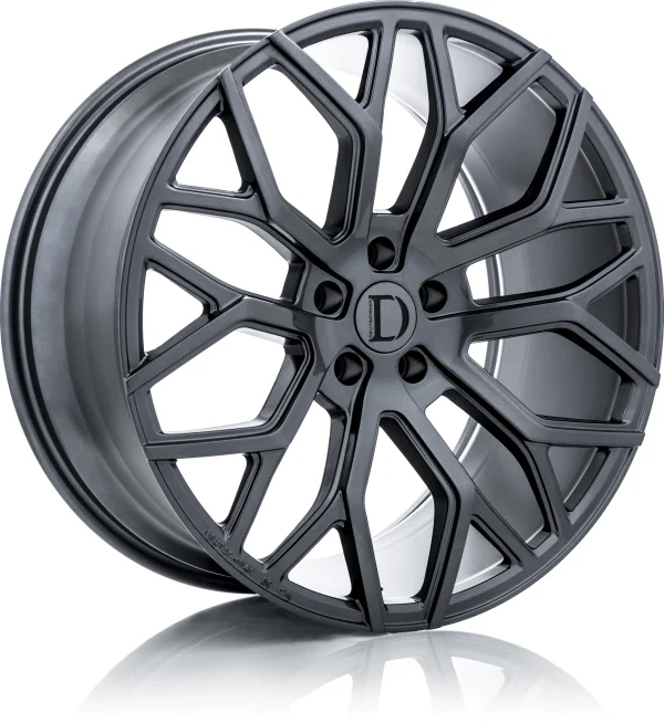 Deutschman Design – D01 – Gunmetal – 20″x10″ 35mm – All weather Wheels – 082650