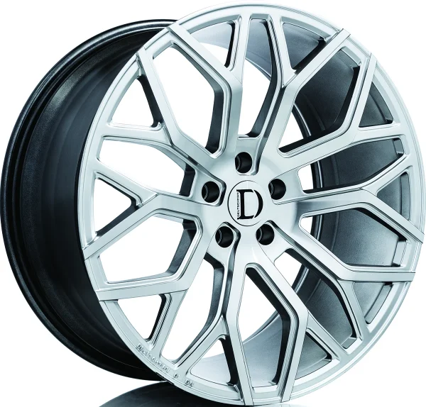 Deutschman Design – D01 – Silver – 20″x10″ 35mm – Summer Wheels – 082653