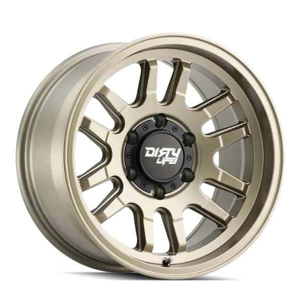 Dirty Life – CANYON – Gold – 17″x9″ 0mm – All weather Wheels – 9310-7950MGD0