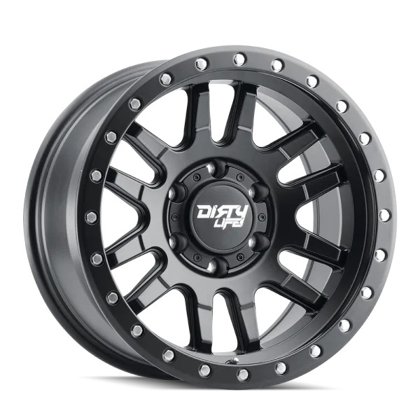 Dirty Life – CANYON PRO – Black – 17″x9″ 0mm – All weather Wheels – 9309-7950MB0