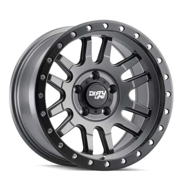 Dirty Life – CANYON PRO – Grey – 17″x8.5″ 25mm – Summer Wheels – 9309-7883MGT25