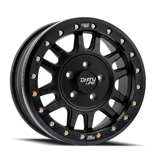 Dirty Life – CANYON PRO SXS – Black – 15″x7″ 13mm – All weather Wheels – 9309R-57102MB