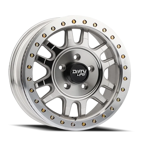 Dirty Life – CANYON PRO – Silver – 15″x7″ 13mm – Summer Wheels – 9309R-57101M