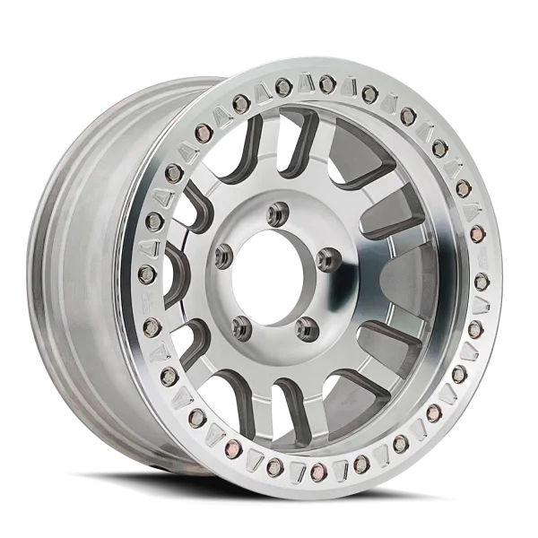 Dirty Life – CANYON RACE – Polished – 17″x9″ -12mm – Summer Wheels – 9314-7965M12
