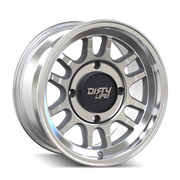 Dirty Life – CANYON SPORT SXS – Polished – 15″x7″ 13mm – Summer Wheels – 9310S-57101M
