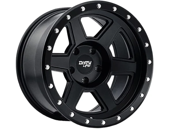 Dirty Life – COMPOUND – Black – 17″x9″ -12mm – All weather Wheels – 9315-7973MB12