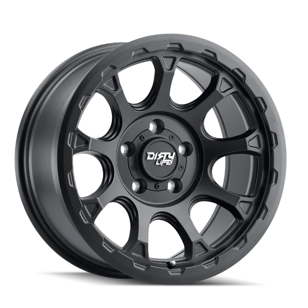 Dirty Life – DRIFTER – Black – 17″x8.5″ -6mm – All weather Wheels – 9307-7873MB