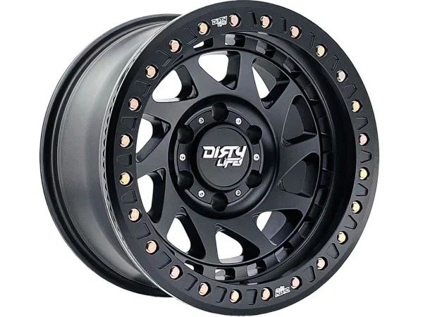 Dirty Life – ENIGMA RACE – Black – 17″x9″ -12mm – All weather Wheels – 9313-7973MB12