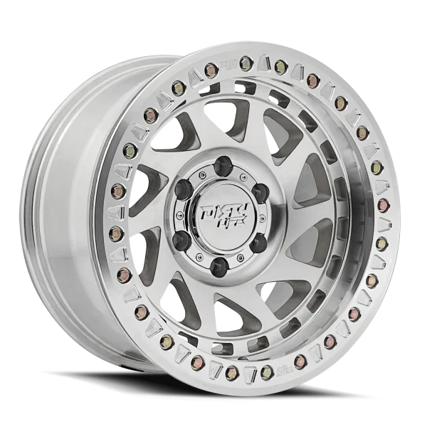 Dirty Life – ENIGMA RACE – Silver – 17″x9″ -12mm – Summer Wheels – 9313-7983M12