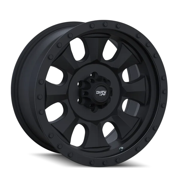 Dirty Life – IRONMAN – Black – 17″x8.5″ -6mm – All weather Wheels – 9300-7865MB6N