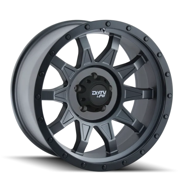 Dirty Life – ROADKILL – Gunmetal – 14″x7″ 13mm – All weather Wheels – 9301-47101MGN