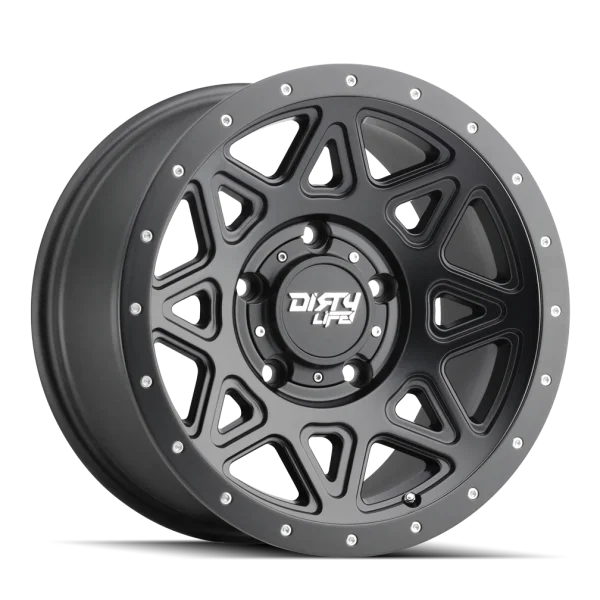 Dirty Life – THEORY – Black – 16″x8″ 0mm – Summer Wheels – 9305-6865MB0