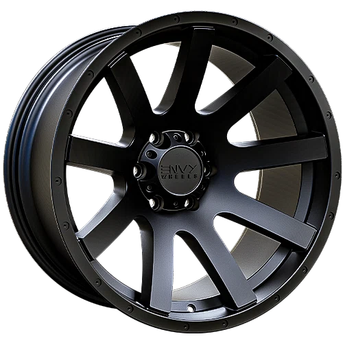 Envy Wheels – CRAZE – Black – 20″x10″ -24mm – All weather Wheels – 333SB-U206139106124