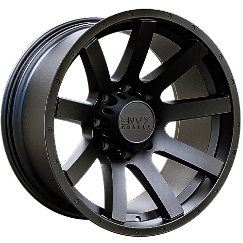 Envy Wheels – CRAZE – Black – 20″x10″ -24mm – All weather Wheels – 333SB-U208165121524
