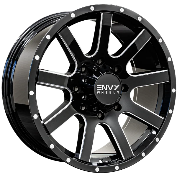 Envy Wheels – CRAZE – Black – 17″x9″ 25mm – Summer Wheels – 333BM-U178165121525