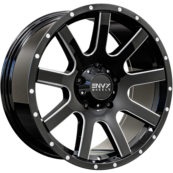 Envy Wheels – CRAZE – Black – 17″x9″ 25mm – Summer Wheels – 333BM-R17513977825
