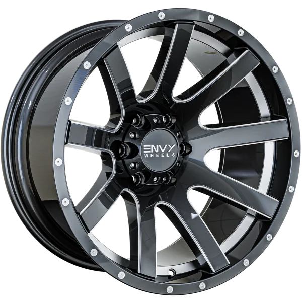 Envy Wheels – CRAZE – Gunmetal – 20″x10″ -24mm – Summer Wheels – 333SM-U206139106124
