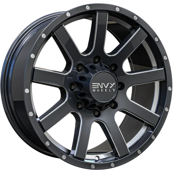 Envy Wheels – CRAZE – Gunmetal – 17″x9″ 25mm – Summer Wheels – 333SM-U178165121525
