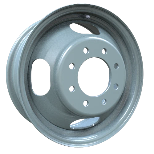 Envy Wheels – Dually Steel Wheel – Grey – 16″x6.5″ 127mm – All weather Wheels – NX45477