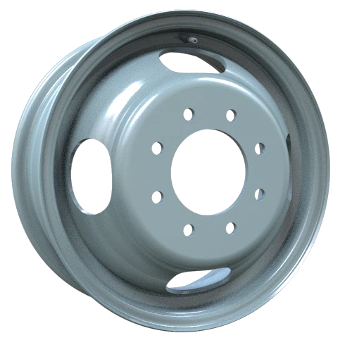 Envy Wheels – Dually Steel Wheel – Grey – 16″x6″ 127mm – All weather Wheels – NX45329