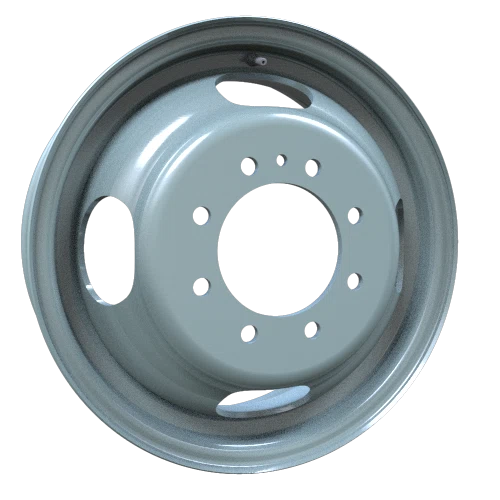 Envy Wheels – Dually Steel Wheel – Grey – 16″x6″ 127mm – All weather Wheels – NX45333