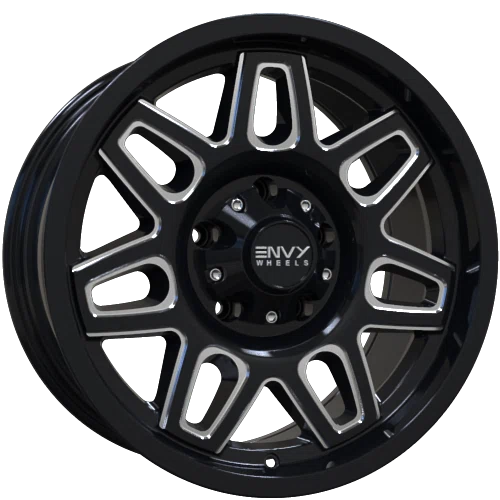 Envy Wheels – ET-2 – Black – 17″x8.5″ 18mm – Summer Wheels – 222BM-CD17513977818