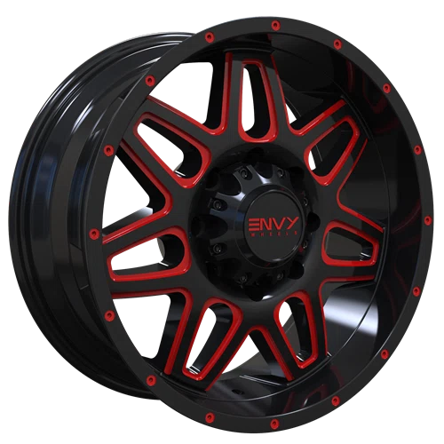 Envy Wheels – ET-2 – Black – 18″x9″ 18mm – Summer Wheels – 222BR-F18817012518V2