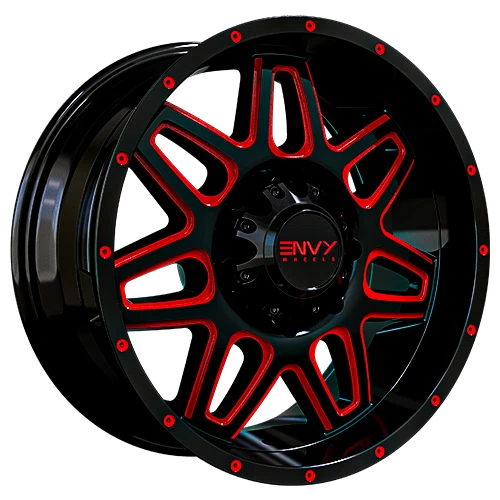 Envy Wheels – ET-2 – Black – 18″x9″ 18mm – Summer Wheels – 222BR-U18816512118