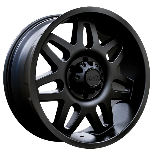 Envy Wheels – ET2 – Black – 20″x9″ 10mm – All weather Wheels – 222SB-U20613910610