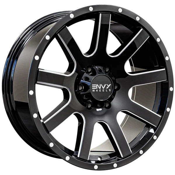 Envy Wheels – CRAZE – Black – 17″x9″ 25mm – Summer Wheels – 333BM-F17613587125